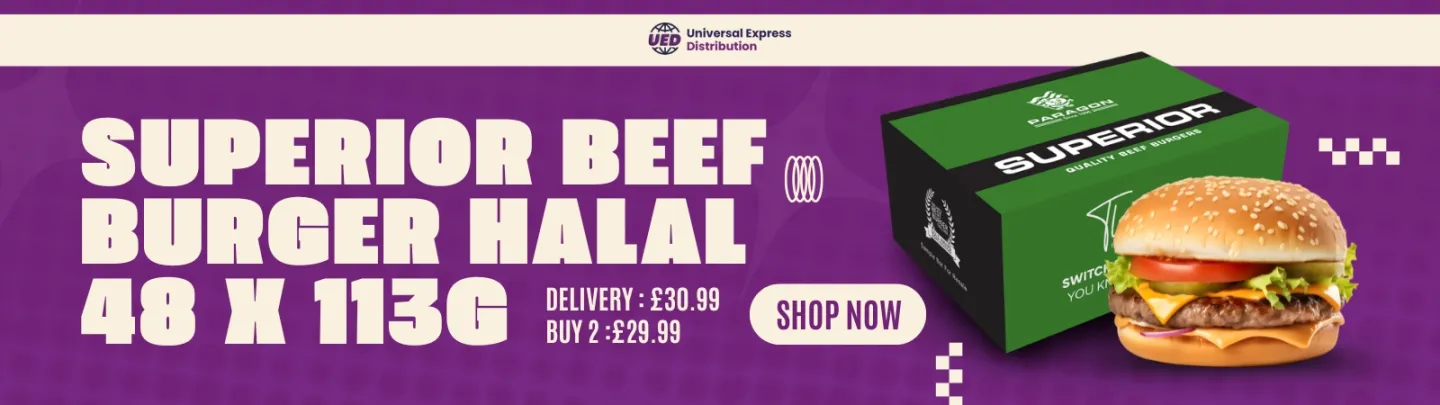 Superior Beef Burger Halal 