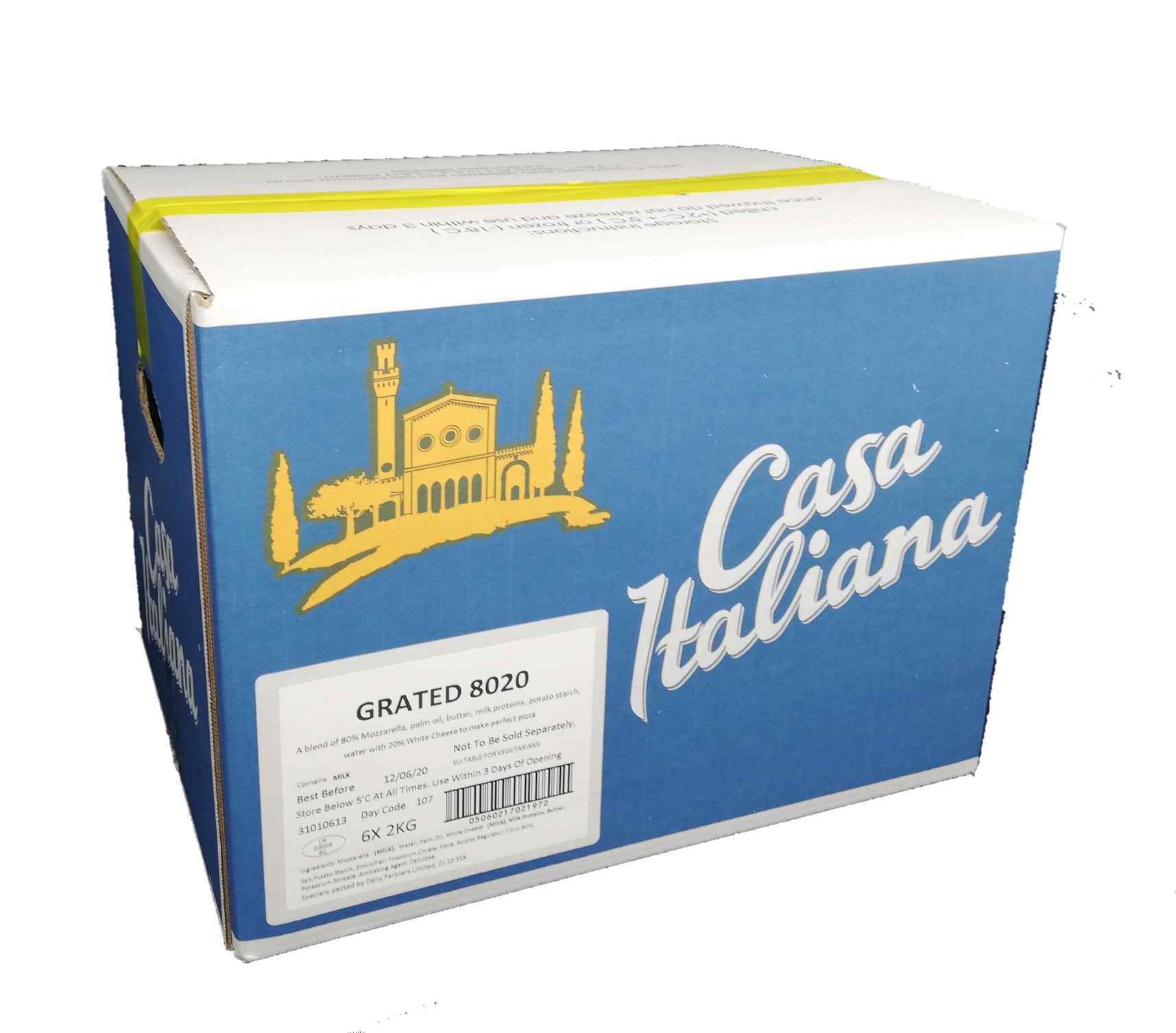 Casa Italiano Pizza Topping Shredded (6x2kg)