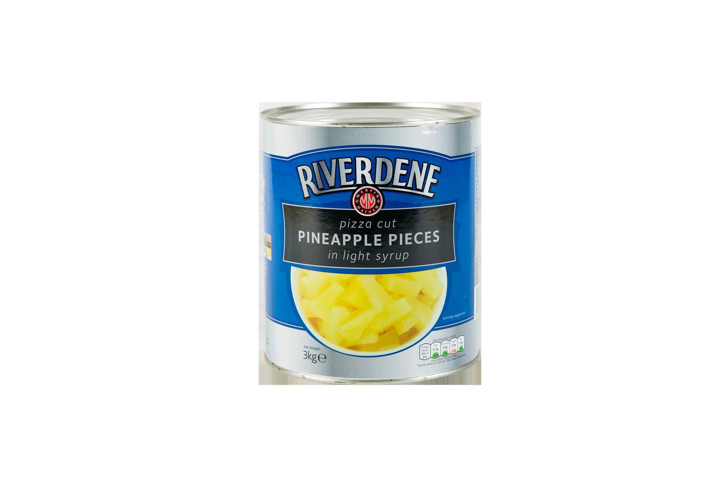 Tin Riverdene Pineapple Pizza Cut (A10)