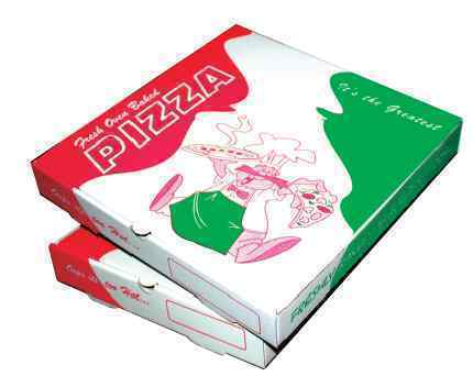 15" UED White Pizza Box (1 x 100)